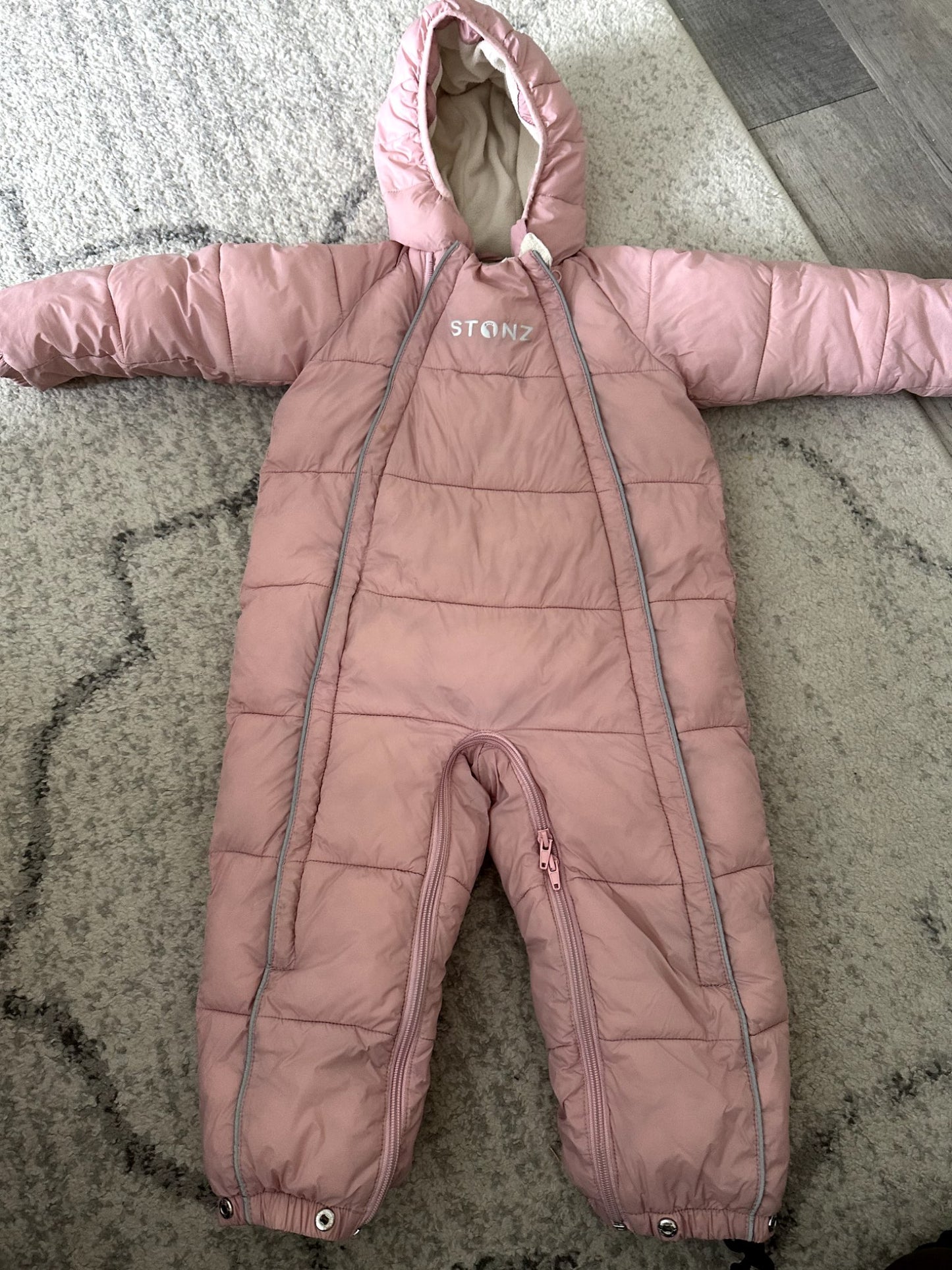 Stonz 2 in 1 Snow Suit & bunting Bag - 18-24M pink, Kids 24 Month (18-24M)