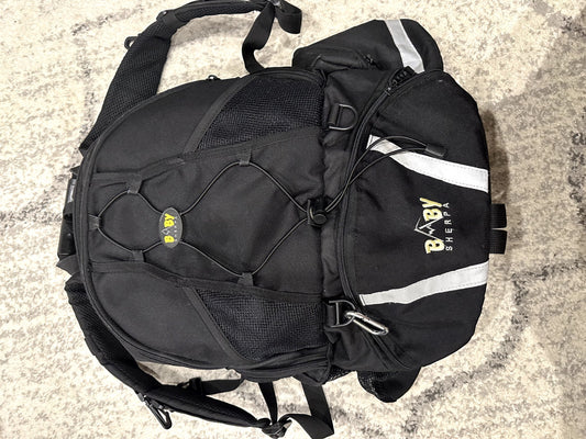 Baby Sherpa Diaper Backpack - Black