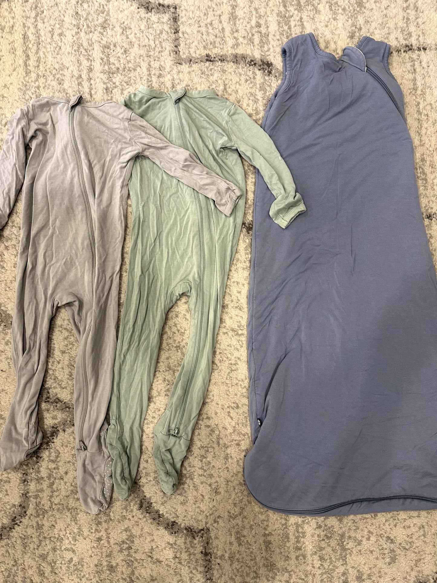 Kyte Baby Sleep Sack & Footed  Onesie Pajamas (2) 18-24M, 18-24 Months (Extra Large)