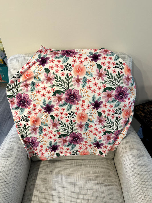 Floral Nursing and Car Seat Cover
