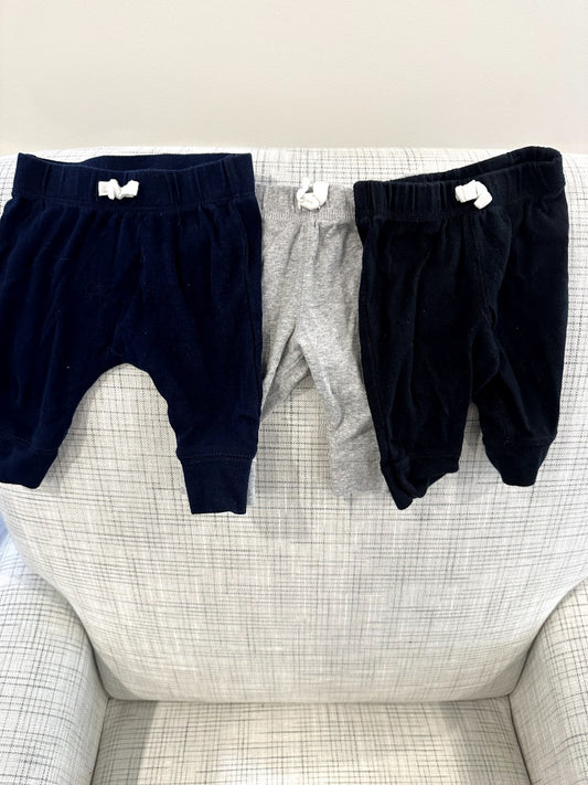 Pants (3) Bundle, Carters, 3M, Kids 3 Month (0-3M)
