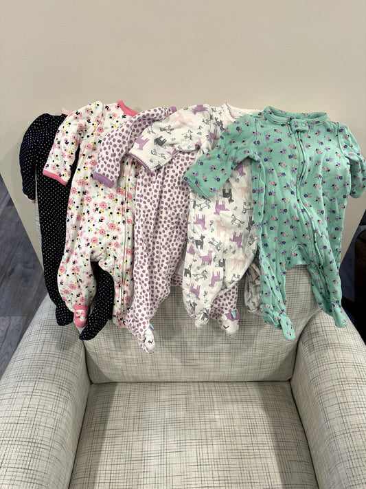 Onesie Bundle of 5, Simple Joys, 0-3M, Kids 3 Month (0-3M)