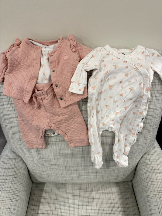 Baby Pink Gift Set, Gap, 0-3M, Kids 3 Month (0-3M)