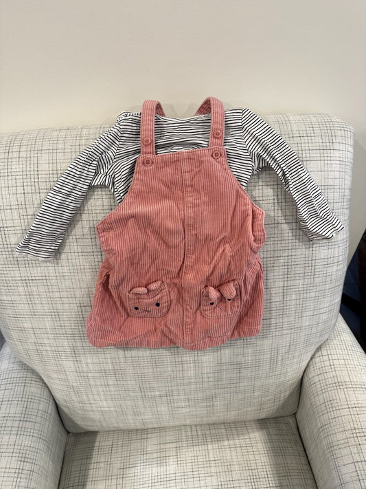 Dress and Shirt Set, John & Lewis, 6-9M, Kids 9 Month (6-9M)