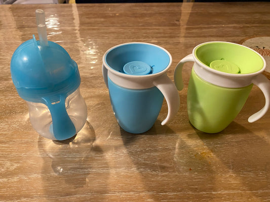 Baby toddler training cups bundle (3 items)