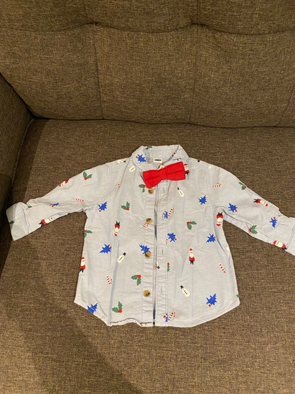 12 to 18 months toddler boy Christmas/Holiday outfit, Kids 18 Month (12-18M)