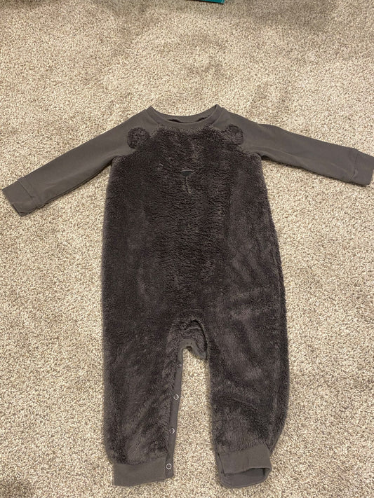 24 months brown bear warm romper, Kids 24 Month (18-24M)
