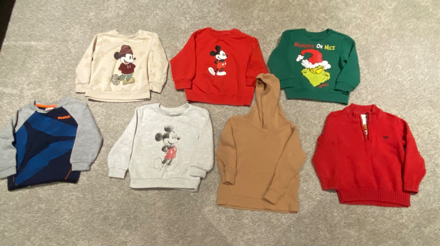 2T boys sweater bundle (7 sweaters), Kids 2T