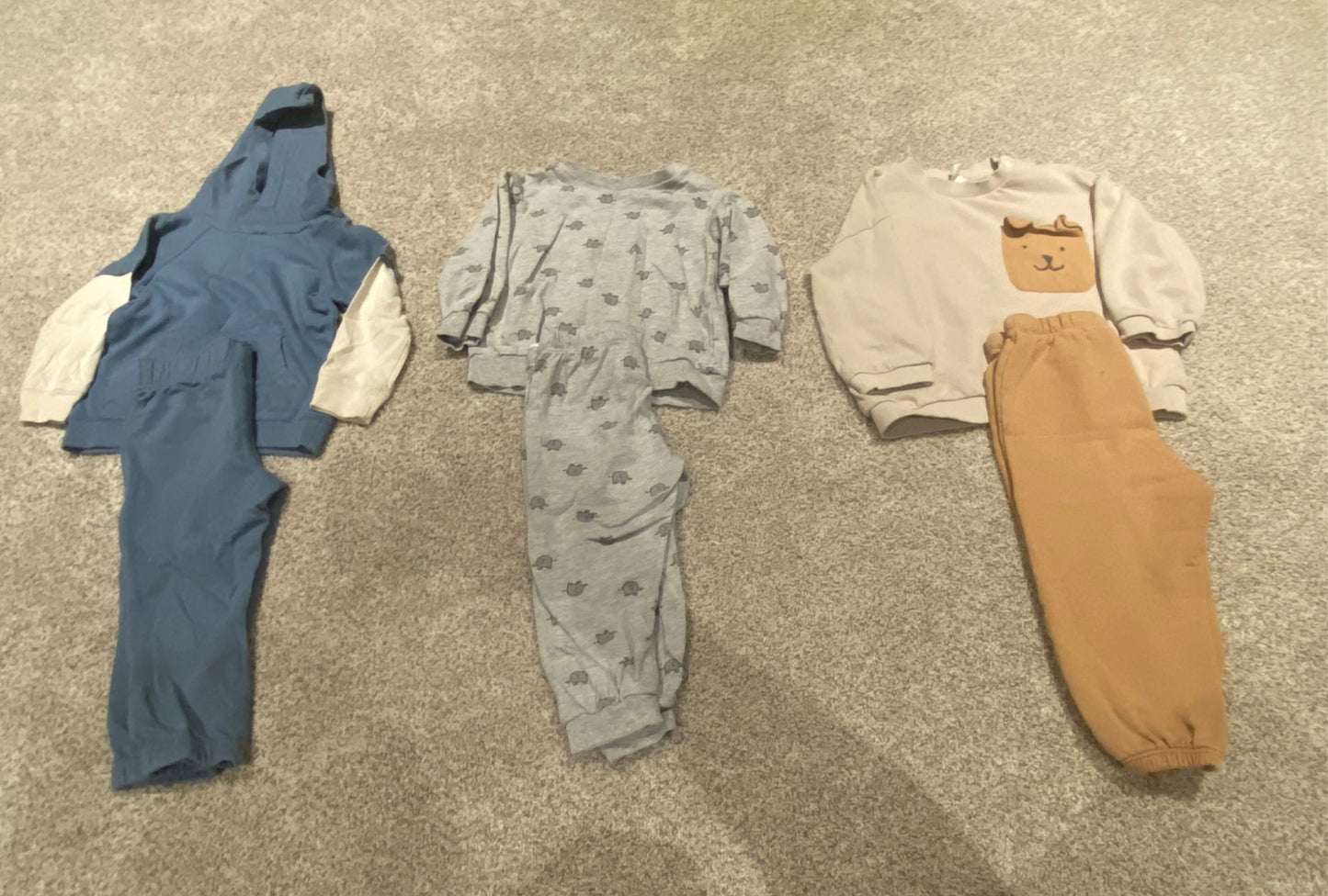 2T long sleeve outfit sets (3 sets), Kids 2T