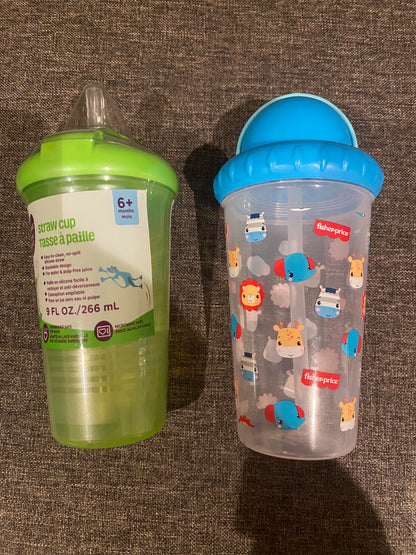 Baby/toddler straw bottles