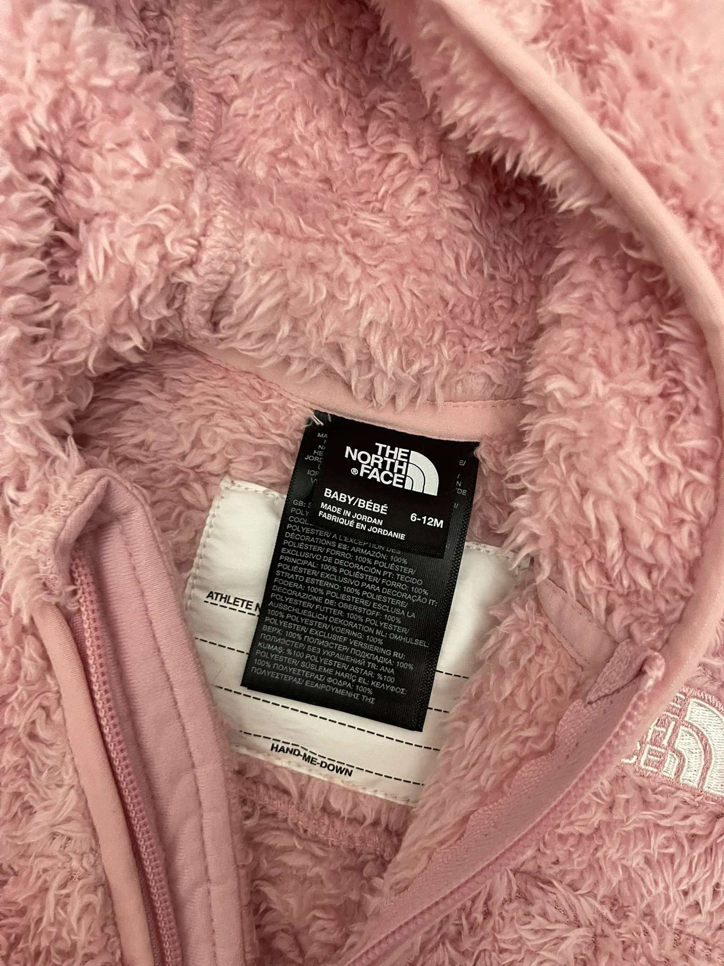 North Face Campshire Pink One-Piece Baby Bunting Suit, Kids 12 Month (9-12M)