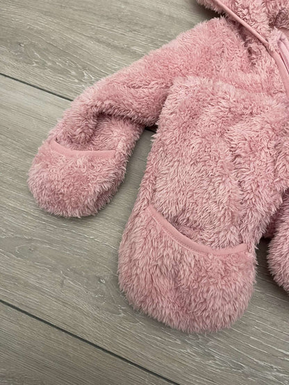 North Face Campshire Pink One-Piece Baby Bunting Suit, Kids 12 Month (9-12M)