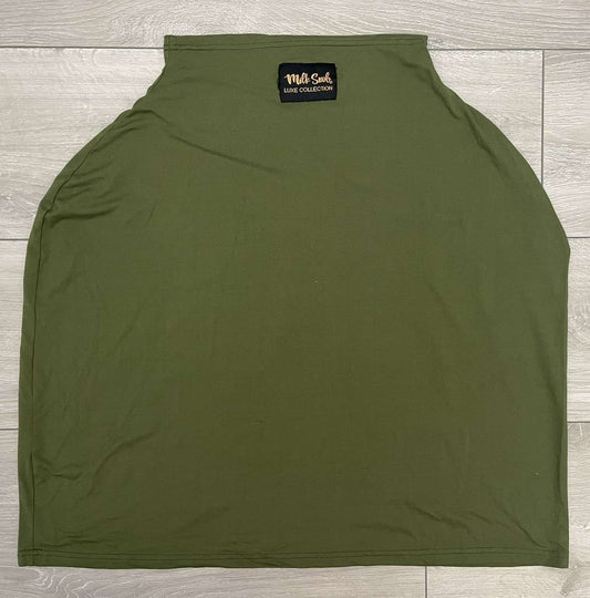 Milk Snob Luxe 5-in-1 Nursing Cover in Olive Green