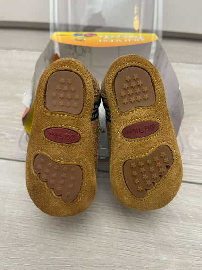 Old West Poppets Vintage Tan & Brown Baby Boots - Never Worn!, Shoes 1 (Baby: 0-12 mth)