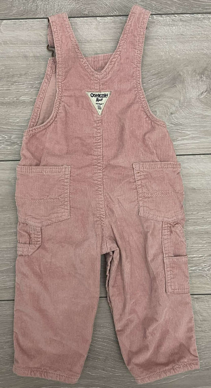 Pink Osh Kosh Overalls Outfit, Kids 12 Month (9-12M)