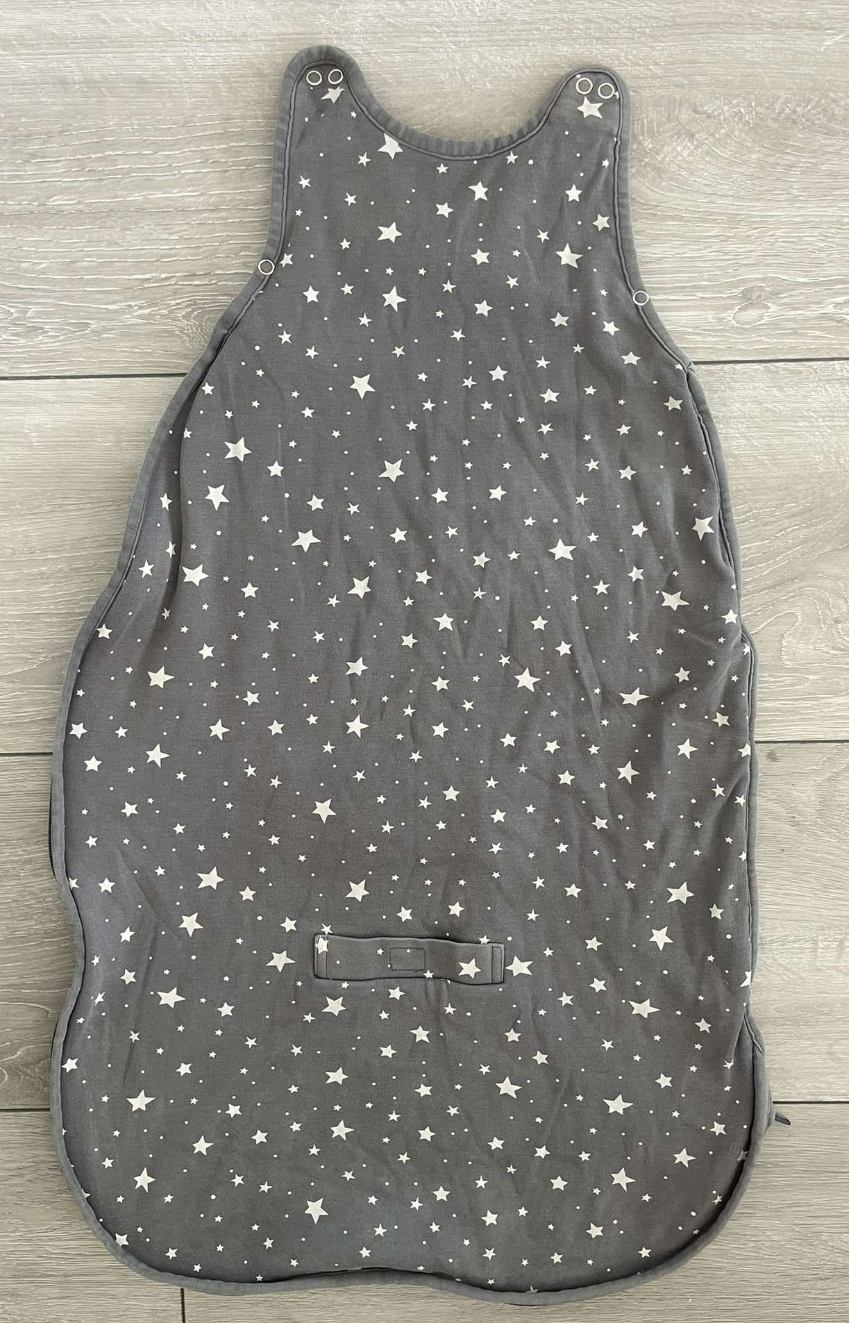 Woolino 4 Season Ultimate Baby Sleep Bag, Size 2 Months - 2 Years, Star Gray, 12-18 Months (Large)