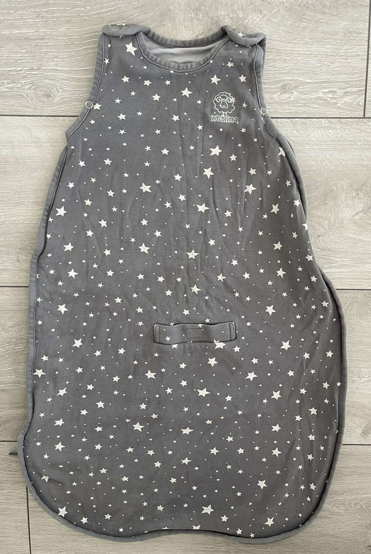 Woolino 4 Season Ultimate Baby Sleep Bag, Size 2 Months - 2 Years, Star Gray, 12-18 Months (Large)