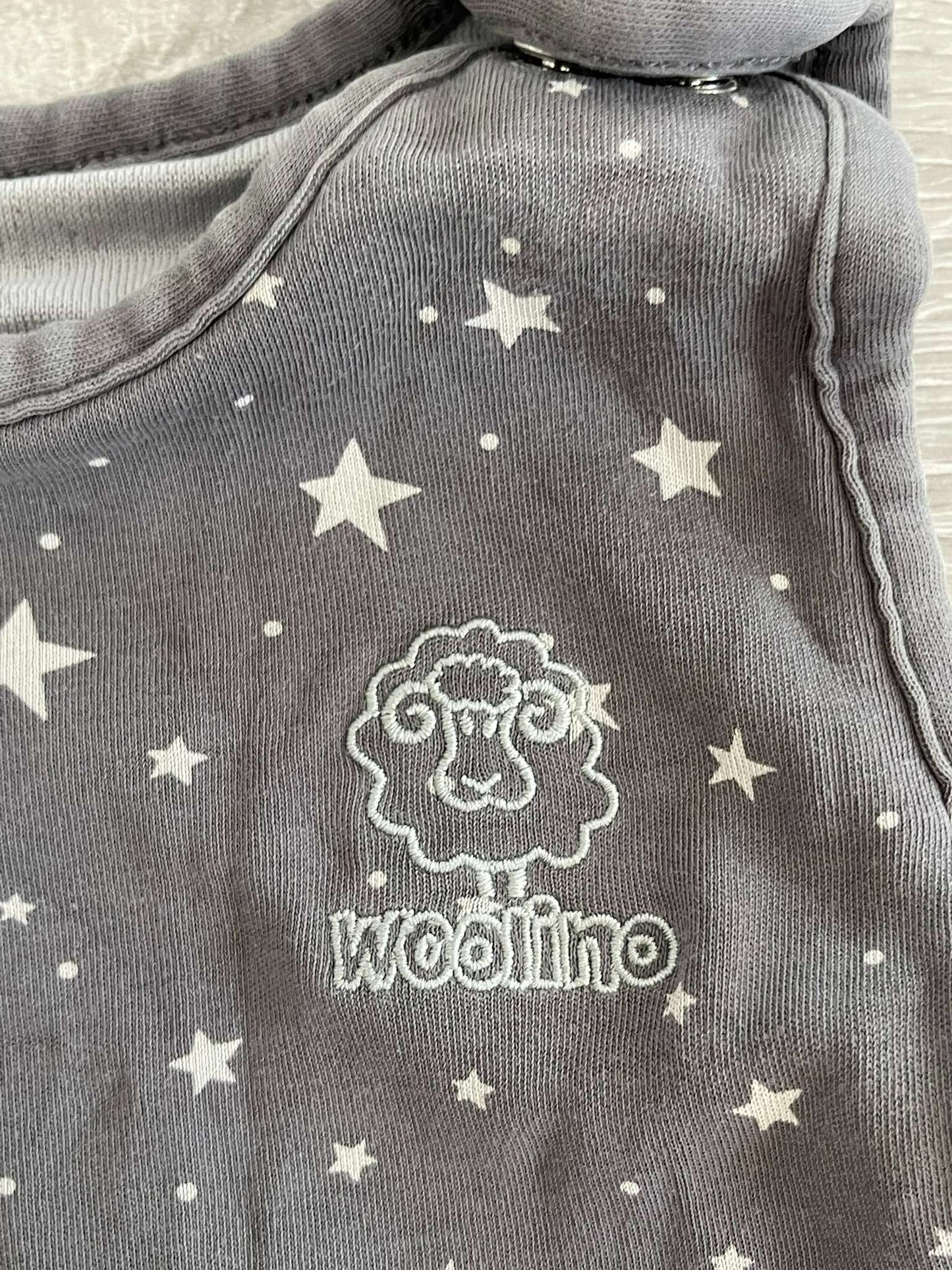Woolino 4 Season Ultimate Baby Sleep Bag, Size 2 Months - 2 Years, Star Gray, 12-18 Months (Large)