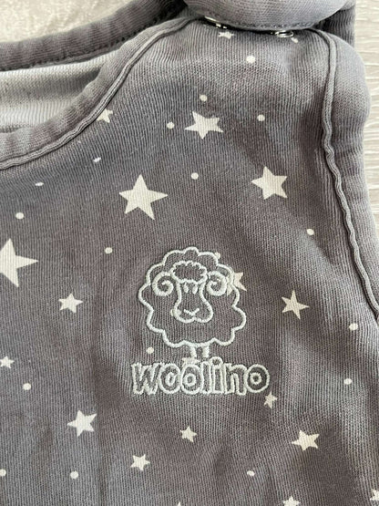 Woolino 4 Season Ultimate Baby Sleep Bag, Size 2 Months - 2 Years, Star Gray, 12-18 Months (Large)