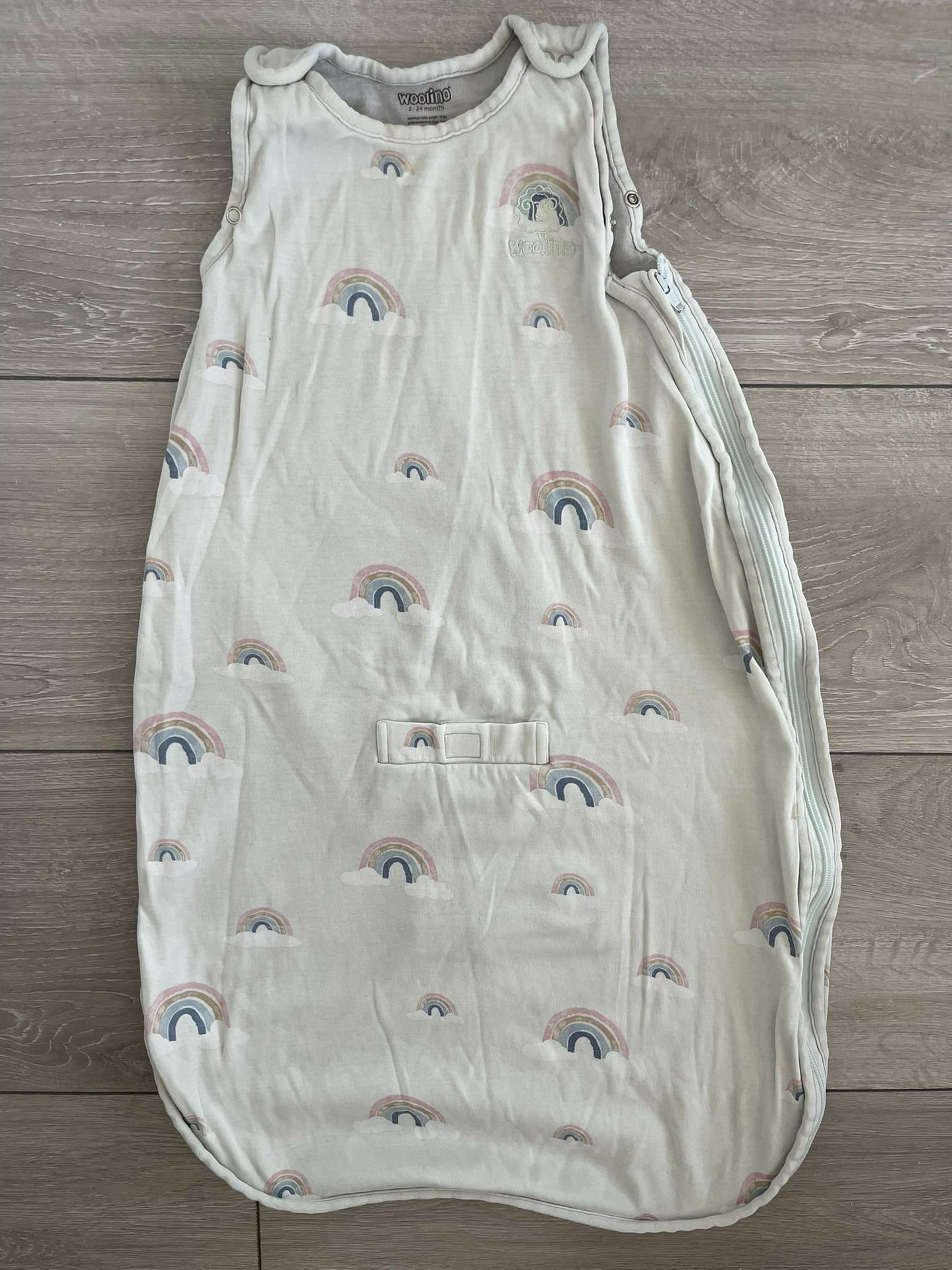 Woolino 4 Season Ultimate Baby Sleep Bag, Size 2 Months - 2 Years, Rainbow, 12-18 Months (Large)