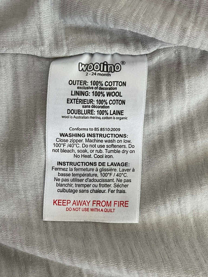 Woolino 4 Season Ultimate Baby Sleep Bag, Size 2 Months - 2 Years, Rainbow, 12-18 Months (Large)