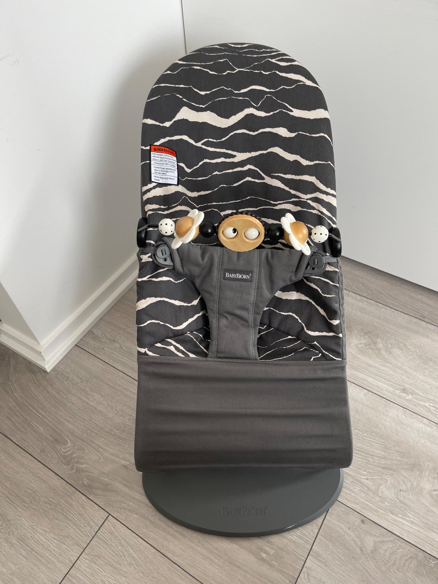 Baby Bjorn Bouncer Bliss with Toy Bar and Extra Fabric Seat