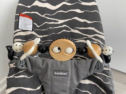 Baby Bjorn Bouncer Bliss with Toy Bar and Extra Fabric Seat