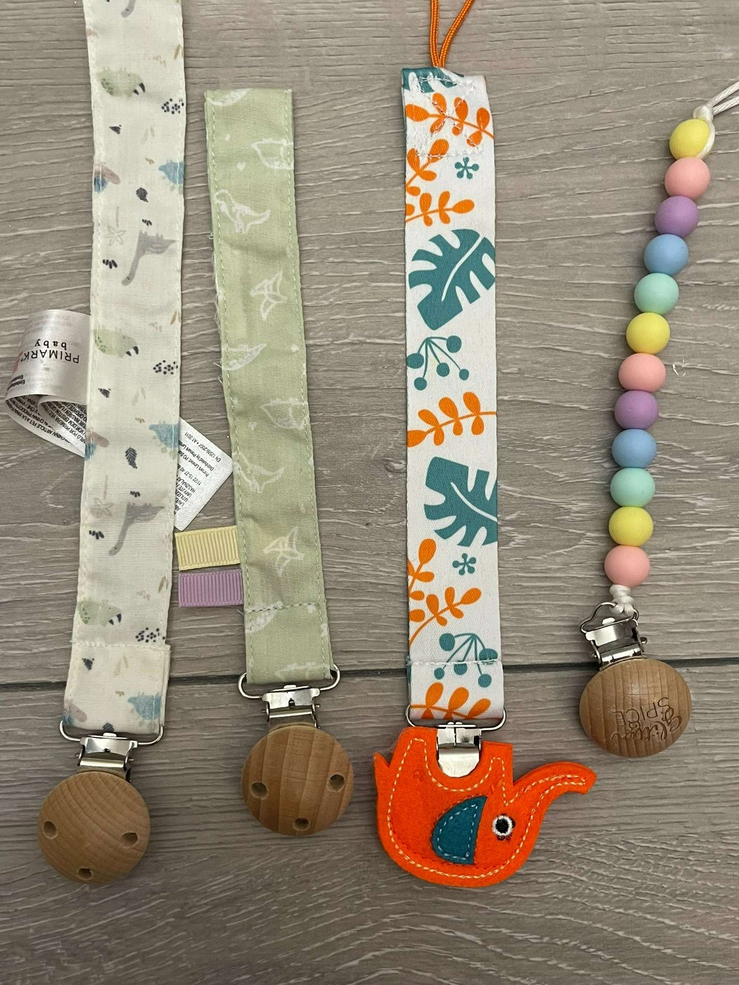 Pacifier Clips - 9 items