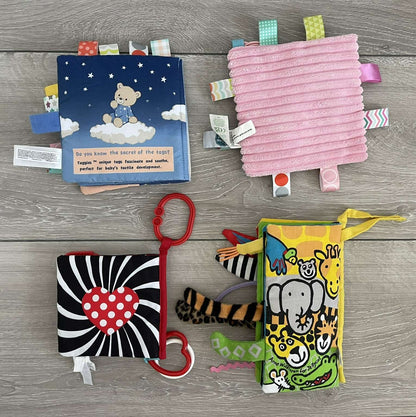 Four Crinkle Book Soft Infant Toys
