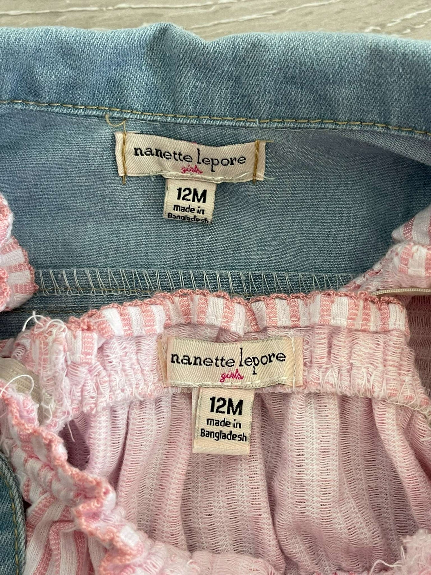Jean Jacket & Two Dresses, Kids 12 Month (9-12M)