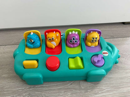 Fisher-Price Cat Ball Drop & Monster Pop-Up Toys
