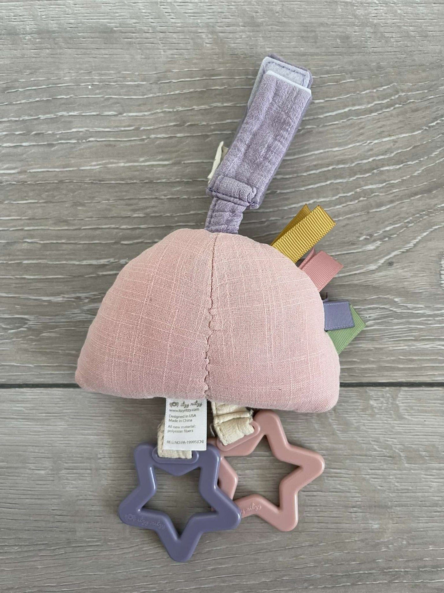 3 Soft Infant Attachable Travel Toys