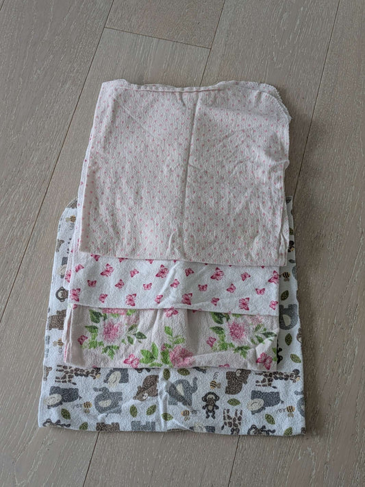 Large burp cloth bundle