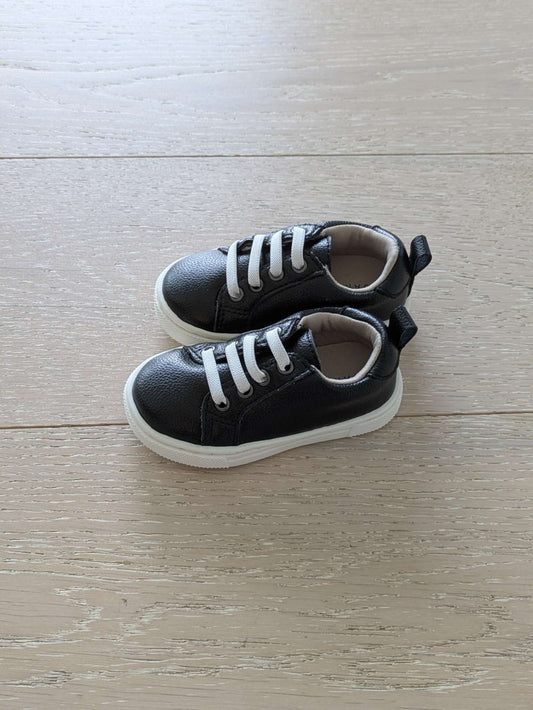 Unisex baby black sneakers, shoes, Shoes 4 (Baby: 0-12 mth)