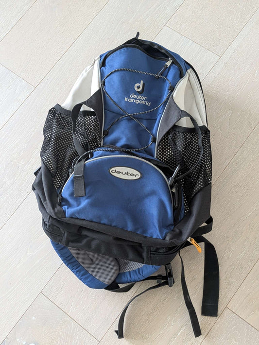 Deuter KangaKid Baby Carrying Backpack, carrier, Alpine Back System, blue