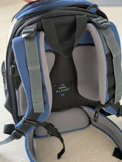 Deuter KangaKid Baby Carrying Backpack, carrier, Alpine Back System, blue