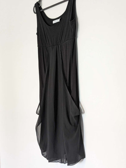 Flattering black maternity dress, Maternity XS (0-2)