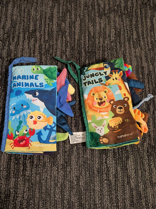 Cloth book set - Marine animals and Jungly Tails