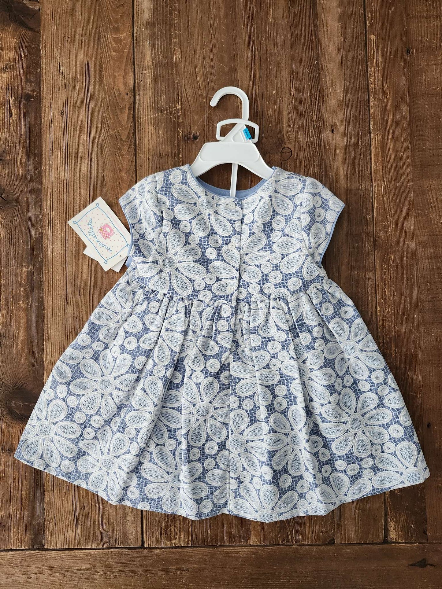 Floral dress with bloomers, blue, 24 months, NWT, Kids 24 Month (18-24M)
