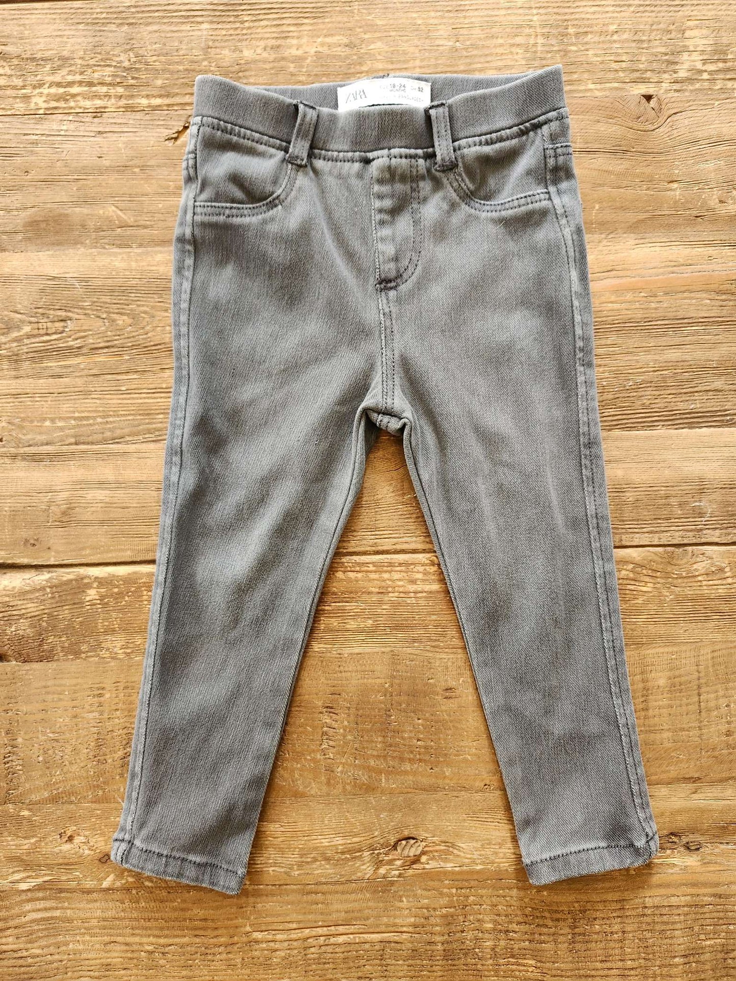 Zara jeggings, grey, 18-24 months, VGUC, Kids 24 Month (18-24M)