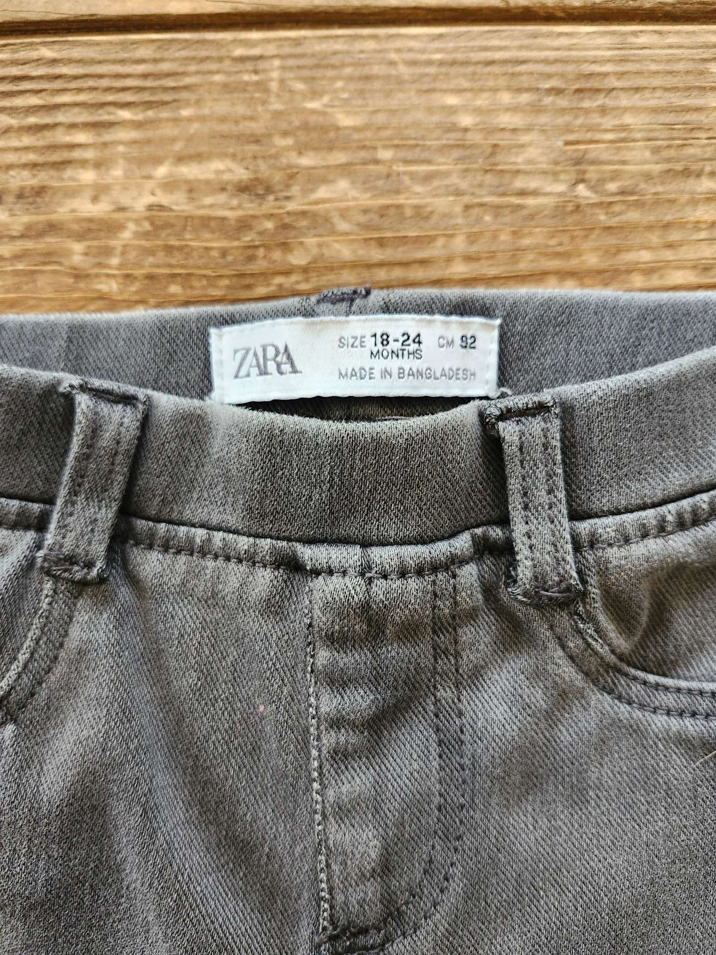 Zara jeggings, grey, 18-24 months, VGUC, Kids 24 Month (18-24M)