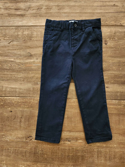 Mango, navy chino pants, 2-3T, EUC, Kids 2T