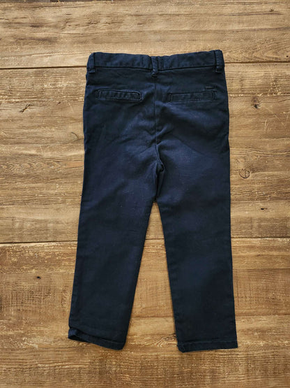 Mango, navy chino pants, 2-3T, EUC, Kids 2T