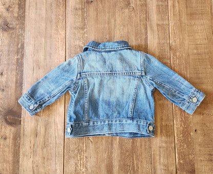 Gap baby, denim jacket, 0-6M, EUC, Kids 6 Month (3-6M)