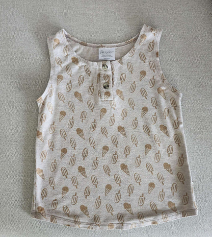 Jax & Lennon ice cream tank, 18-24M, VGUC, Kids 24 Month (18-24M)