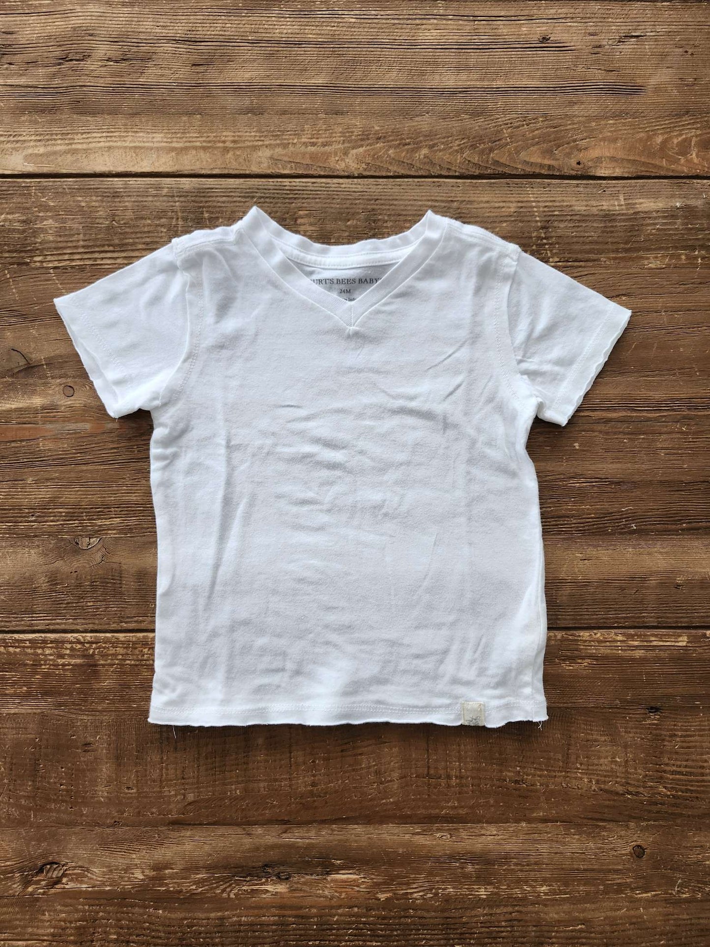 Burt's Bees, v-neck t-shirt, organic cotton, 24M, Kids 24 Month (18-24M)
