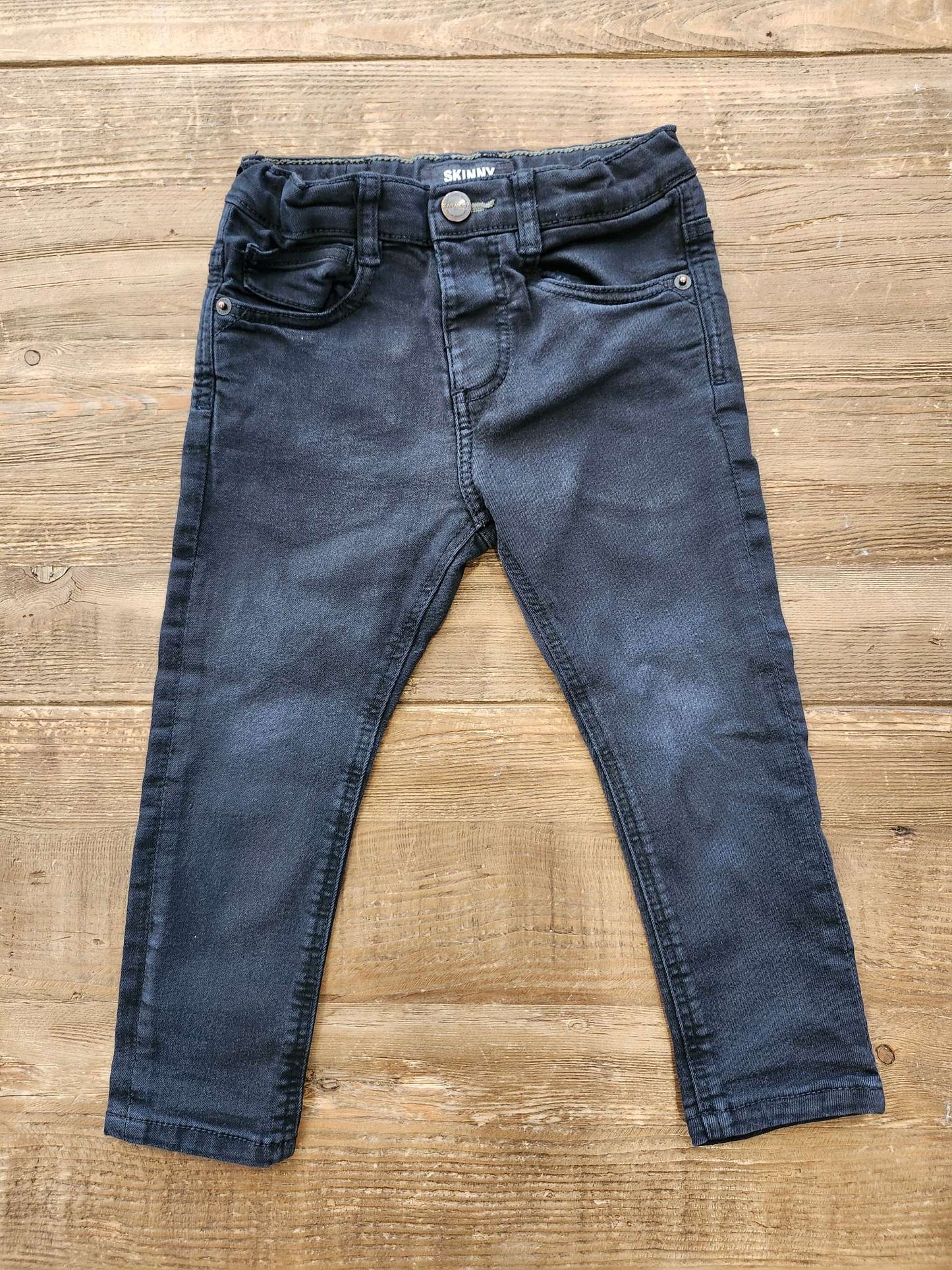 Zara jeans, vintage black, 18-24M, VGUC, Kids 24 Month (18-24M)