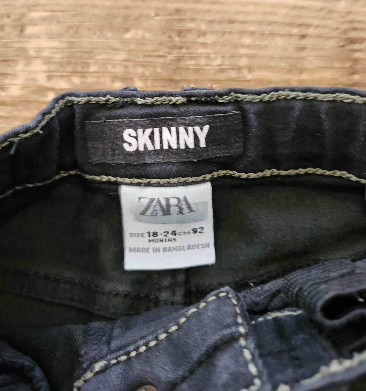 Zara jeans, vintage black, 18-24M, VGUC, Kids 24 Month (18-24M)