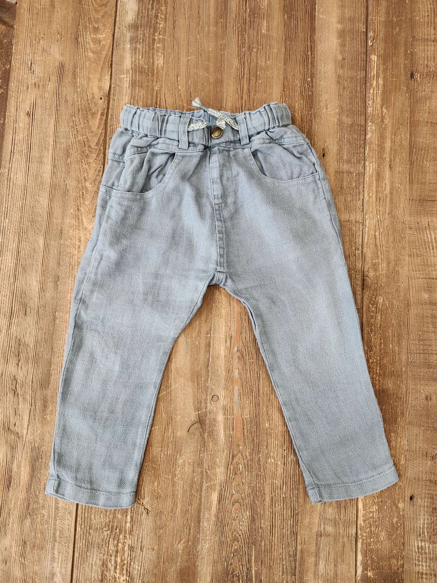 Zara herringbone pants, 18-24M, VGUC, Kids 24 Month (18-24M)