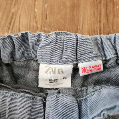 Zara herringbone pants, 18-24M, VGUC, Kids 24 Month (18-24M)